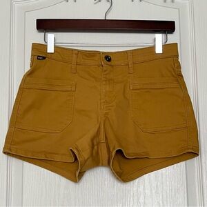 KÜHL Kontour 4” Utility Shorts Mustard Yellow Sz 6 Gorpcore Hiking Cabincore